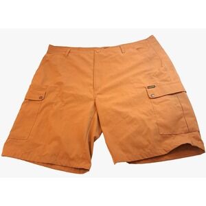 Stanley Workwear Cargo Shorts Mens 44 100% Cotton Utility Rugged Rust Inseam 11"